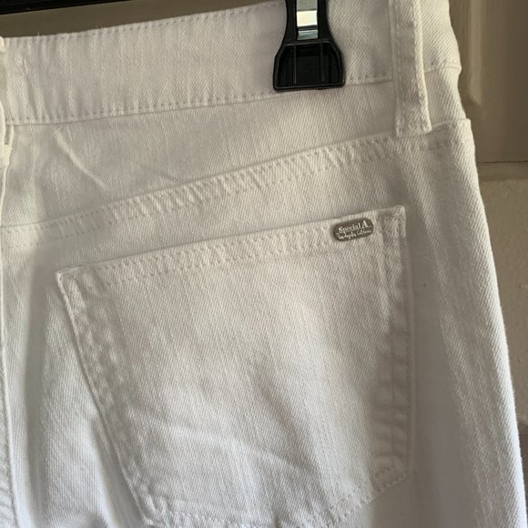 White Bootcut Jeans - Picture 8 of 11